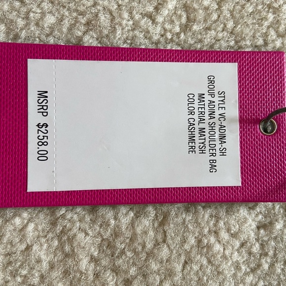 Vince Camuto Adina genuine leather Handbag, NWT in color Cashmere - Picture 8 of 11